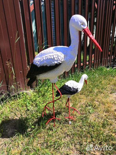 Аисты, фламинго,журавли для сада