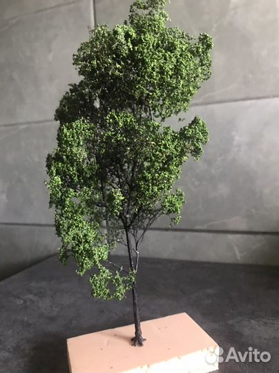 1/87 дерево для ж/д макета