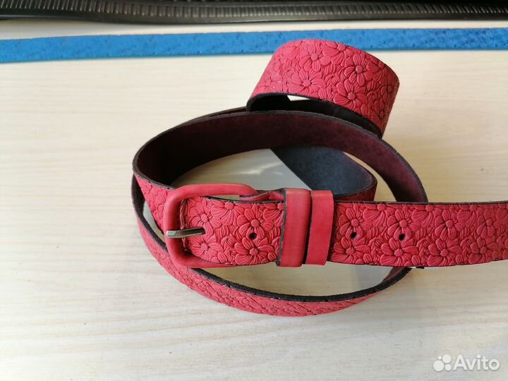 Ремень женский кожаный