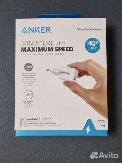 Зарядное устройство Anker Nano 20W