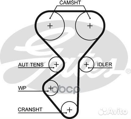 Насос водяной + комплект ремня грм 7883-13304 K