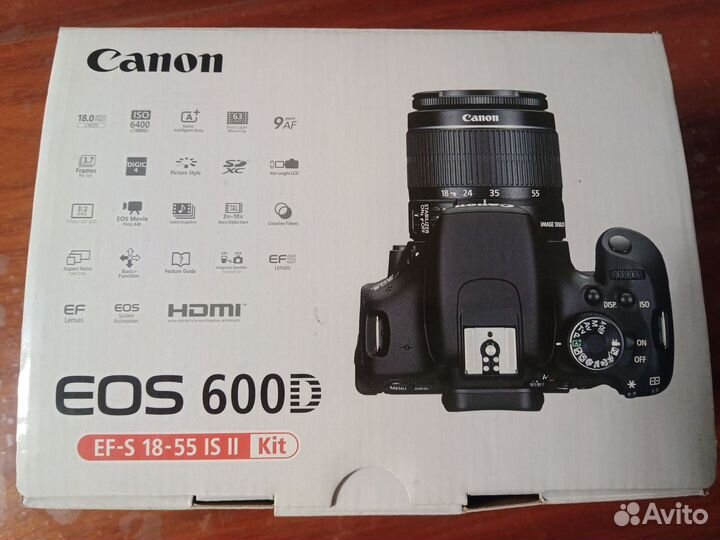 Продам коробку для фотоаппарата Canon 600D