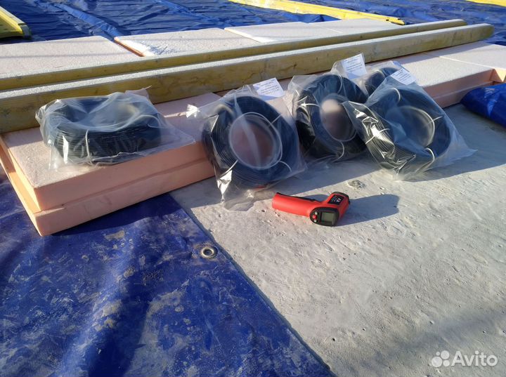 Прогревающий кабель для бетона