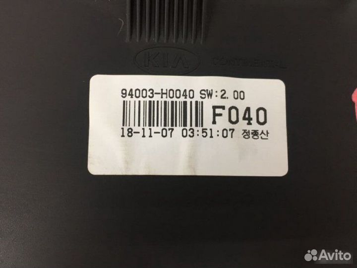 Панель приборов Kia Rio 4