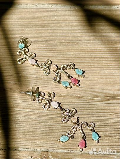 Серьги вау эффект