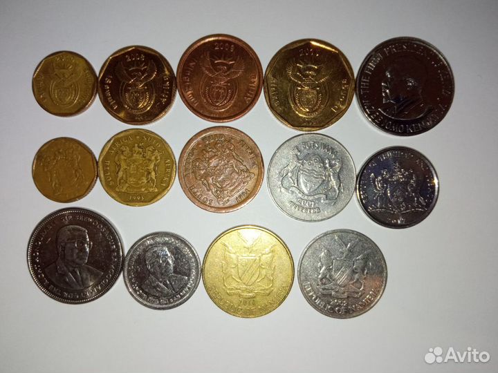 Монеты Африки (набор №7)