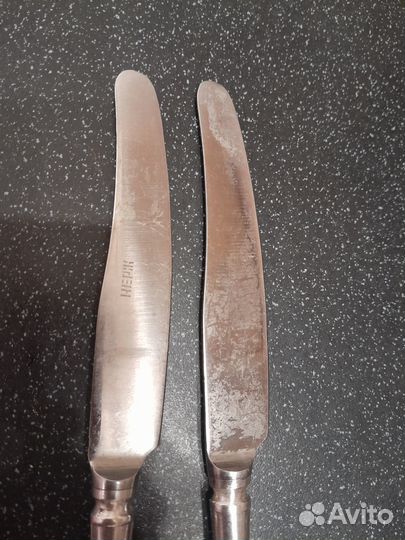 Ножи 2 шт Новое пламя мельхиор