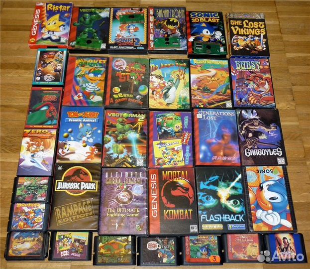 Картриджи на Сегу, новые, любые игры для Sega