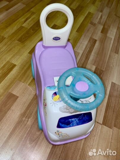 Машинка каталка музыкальная Холодное сердце