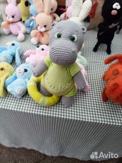 Вязаные игрушки ручной работы