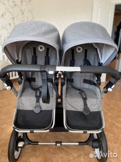 Коляска bugaboo donkey 3 twin+автолюльки и адаптер