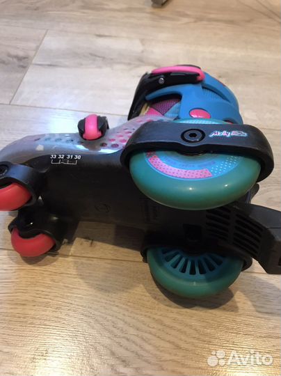 Роликовые коньки детские раздвижные