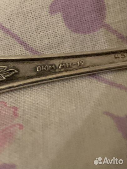 Мельхиор чайные ложки. Новые