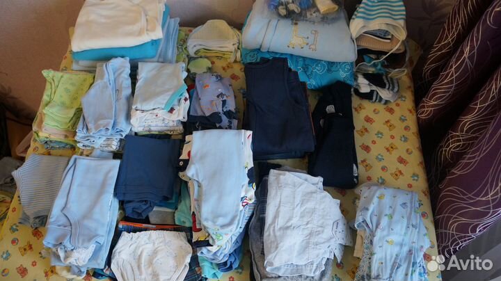 Вещи пакетом на мальчика от 0