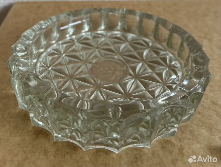 Пепельница хрустальная СССР