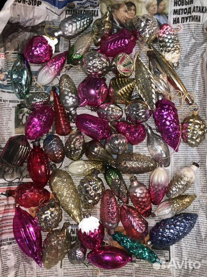 Елочные игрушки СССР 40 рублей штука