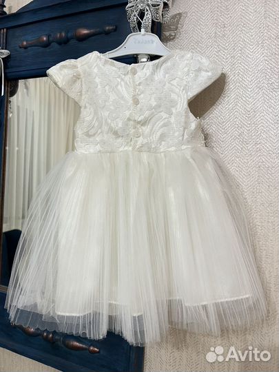 Нарядное платье для девочки 80 86