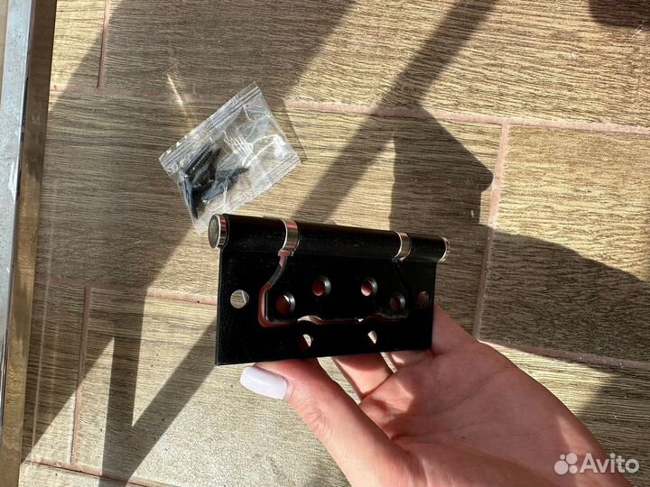 Петли для дверей 100 мм черные