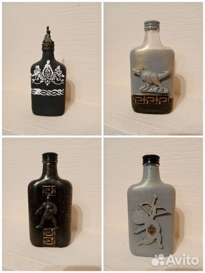 Декорированные бутылки