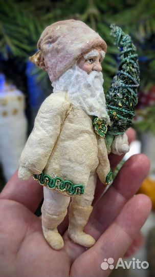 Ватные елочные игрушки