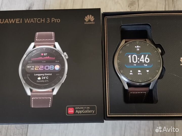 Смарт часы huawei watch 3 Pro LTE 48mm Brown