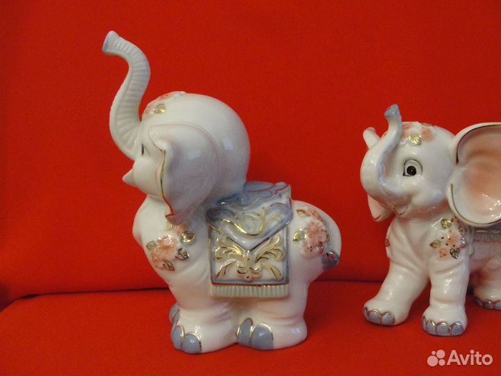 Фарфоровые слоны новые