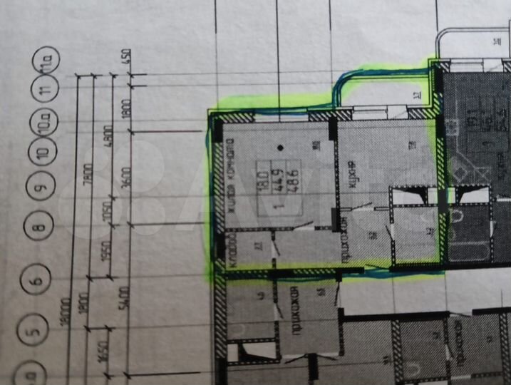1-к. квартира, 48,7 м², 9/17 эт.