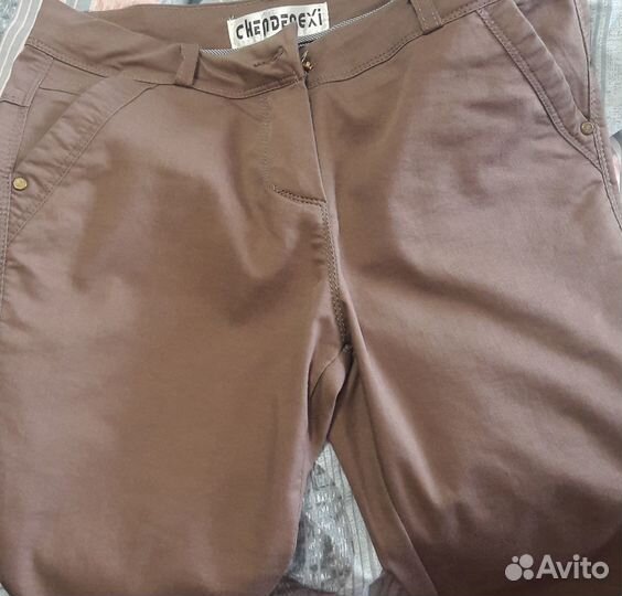 Брюки коричневые