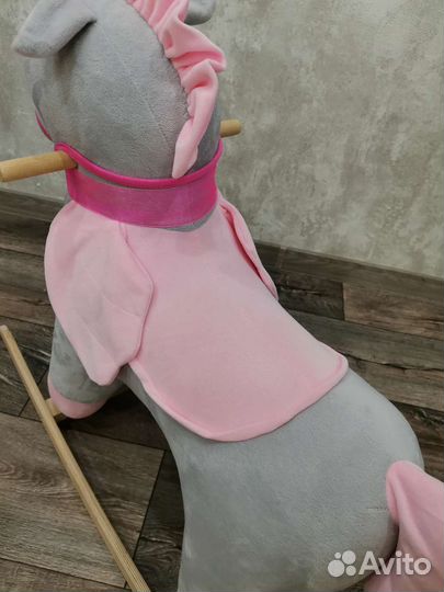 Детская качалка лошадка единорог