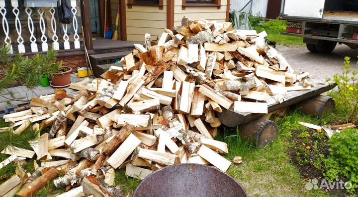 Дрова качественные от 1 куба любых древесных пород