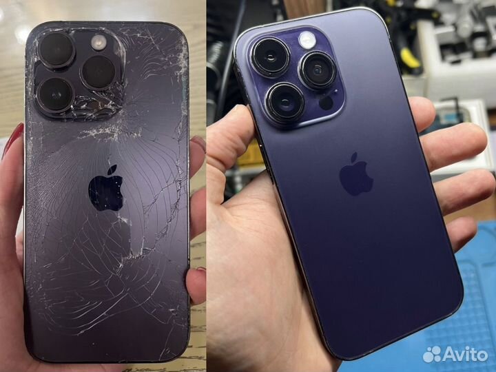 Ремонт телефонов iPhone, Honor, Xiaomi, Samsung