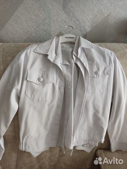 Рубашка кадетская 146. 2 шт