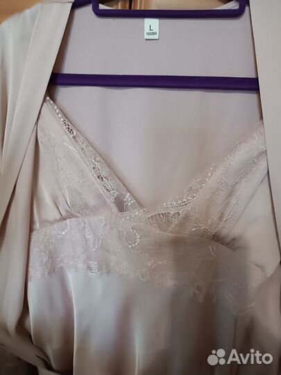 Халат женский шелковый