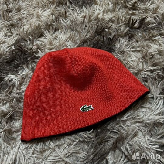 Двухсторонняя шапка Lacoste