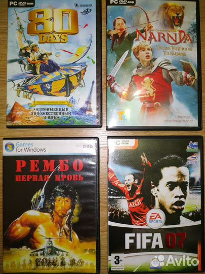 Игры на компьютер на DVD