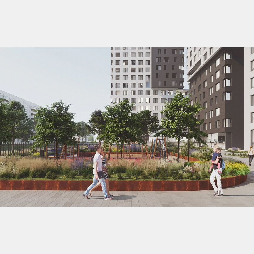 3-к. квартира, 87,8 м², 16/19 эт.