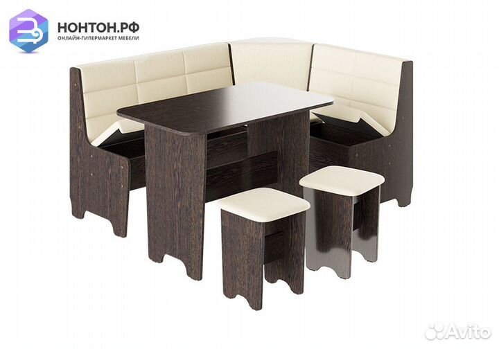 Кухонный уголок Техас исп.2 венге / кашемир крем