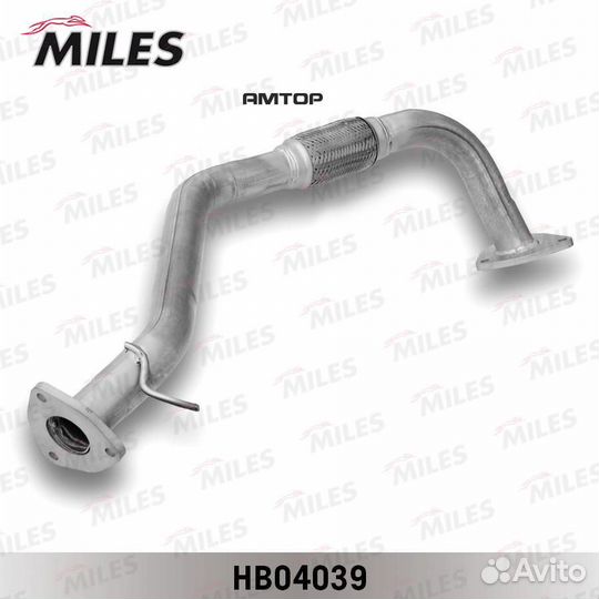 Miles HB04039 HB04039 miles Труба приемная (алюм)