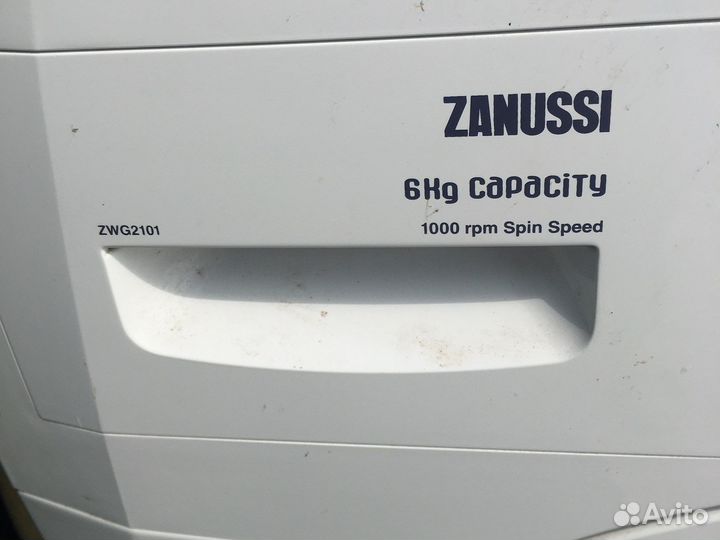 Стиральная машина zanussi на запчасти