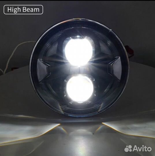 Светодиодные фары Jeep Wrangler