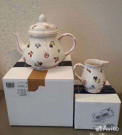 Villeroy boch, сливочник, чайник