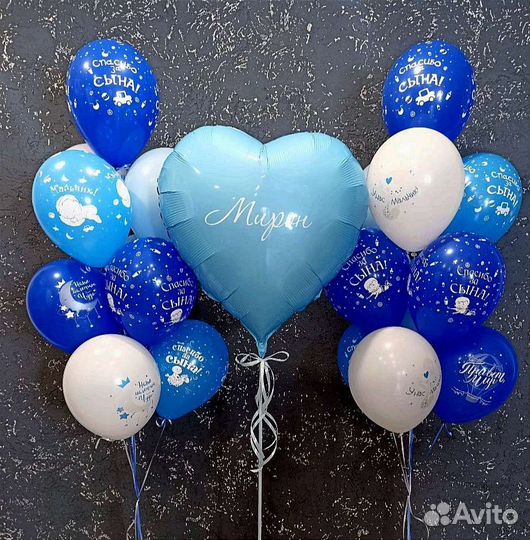 Воздушные шары на выписку из роддома