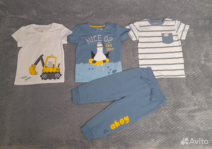 Новые вещи пакетом для мальчика 86 размер