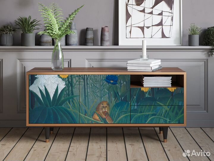 Тв-тумба T7 - Орех - The Repast of the Lion