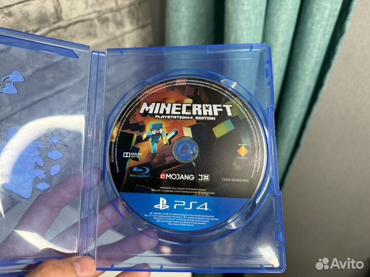 Диск на ps4 майнкрафт