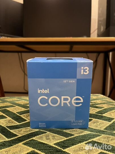 Процессор intel core i3 12100f