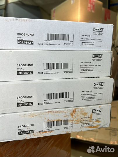 Полка в душевую Брогрунд Икеа Brogrund IKEA
