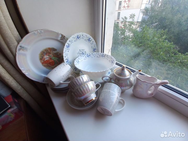 Тарелки,пиалы,чайные пары,кружки СССР