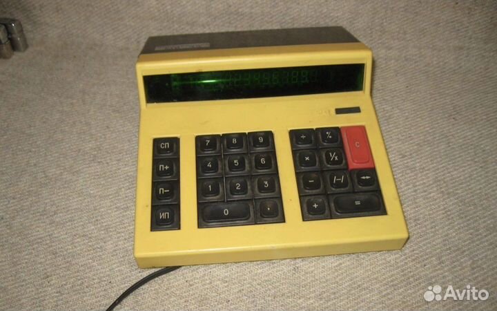 Микрокалькулятор СССР мк-42 в коробке рабочий