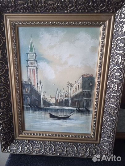 Картина маслом Венеция